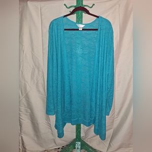 Blue shawl/cardigan